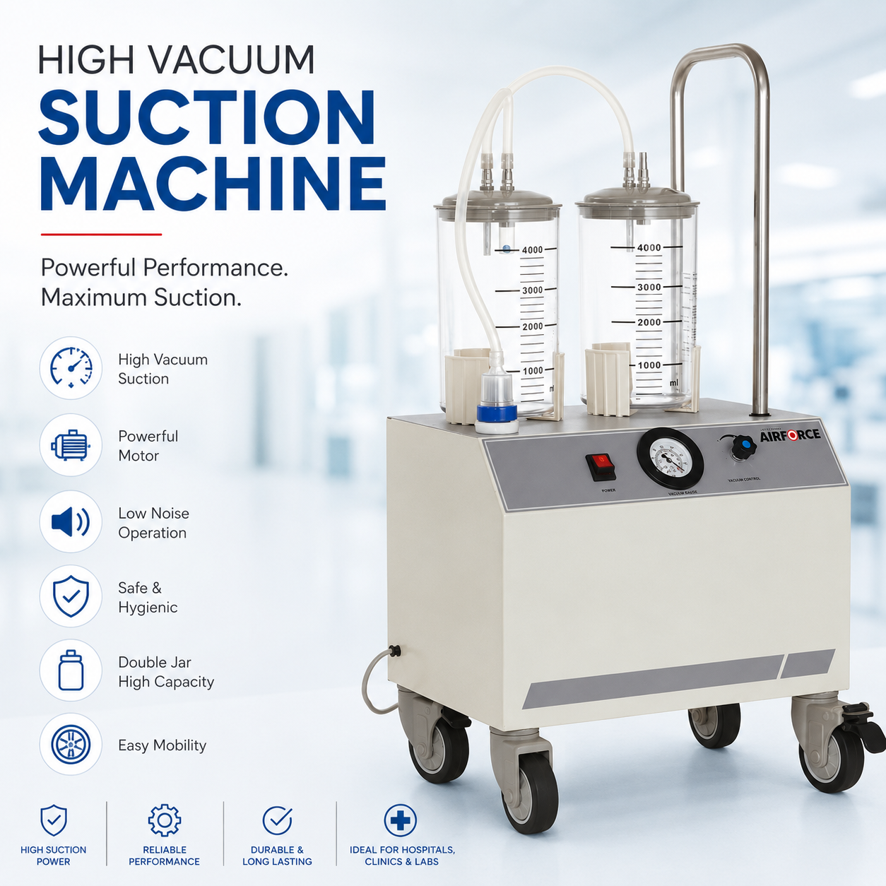 High Vacuum Suction Machines