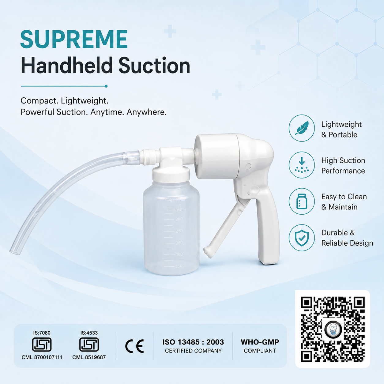 Hand Held Suction Unit
