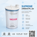 Polycarbonate Suction Jar 2400ml